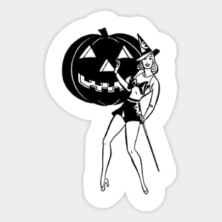 Sexy Witch Sticker